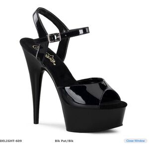 Pleaser Delight-609- NEW IN BOX! Multiple Sizes!